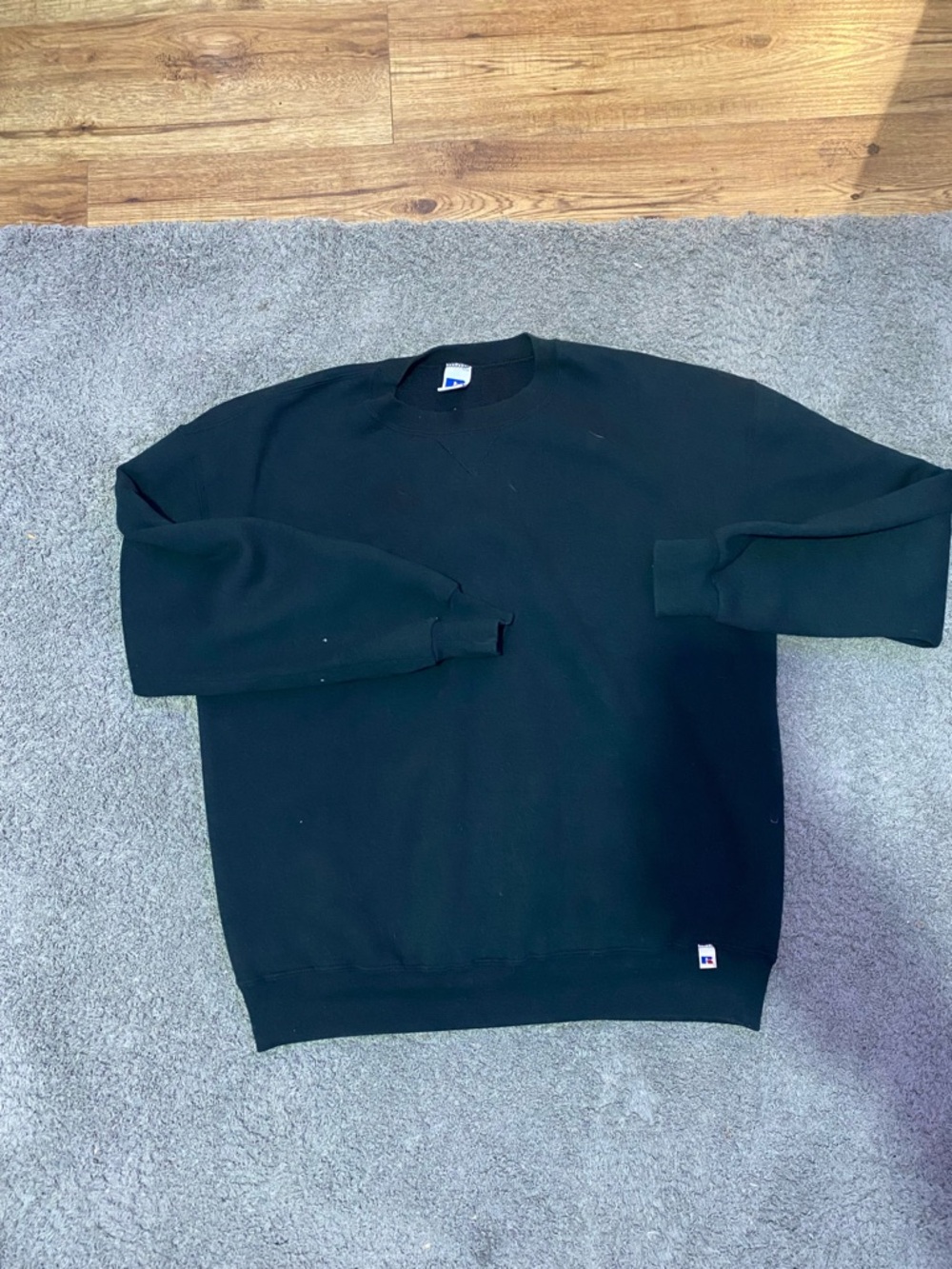 Russell Athletic Black Crewneck Sweatshirt